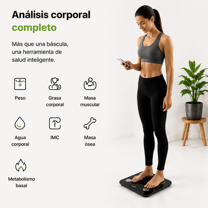 BÁSCULA INTELIGENTE + ENVÍO GRATIS