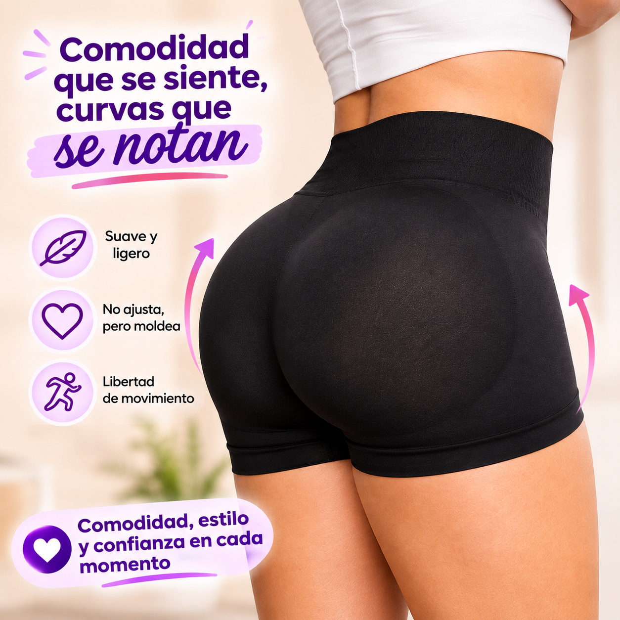 PANTY LEVANTACOLA CON FAJA + ENVÍO GRATIS