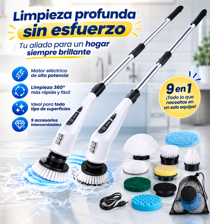 CEPILLO DE LIMPIEZA ELÉCTRICO 9 EN 1