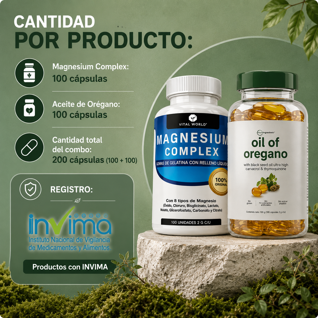 Magnesio Complex y Aceite De Oregano