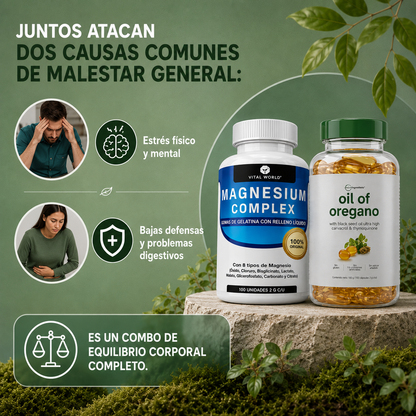 Magnesio Complex y Aceite De Oregano