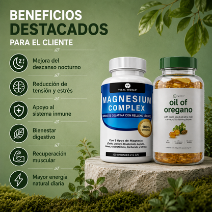 Magnesio Complex y Aceite De Oregano